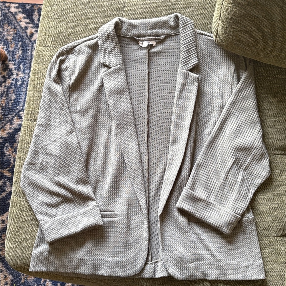 Green Textured Blazer Maurice’s